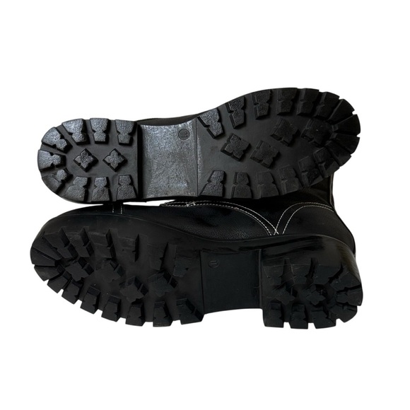 Seven 7 Black Lace-Up Ankle Boots. Size 11 - Picture 7 of 10